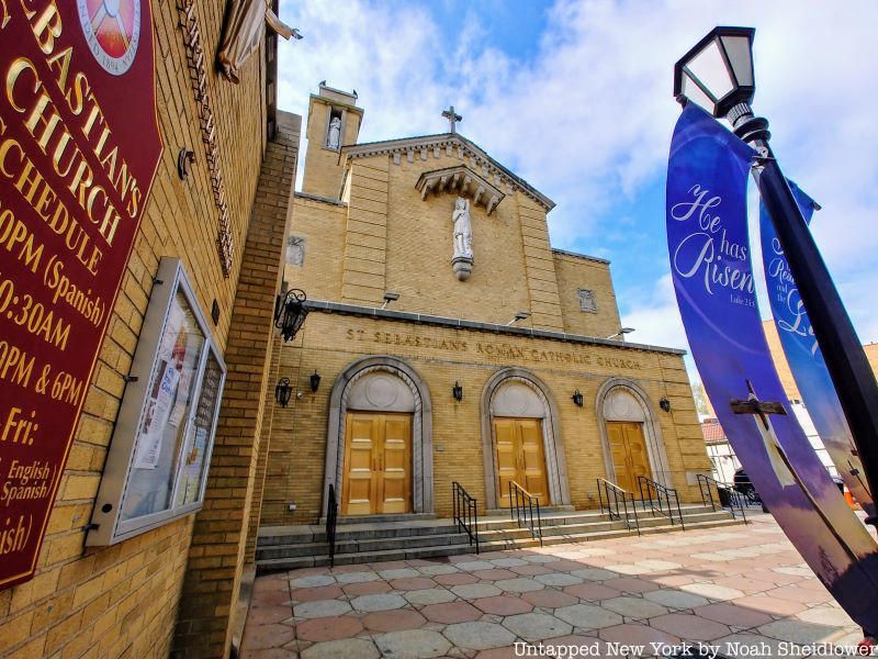 Saint Sebastian Church in Woodside