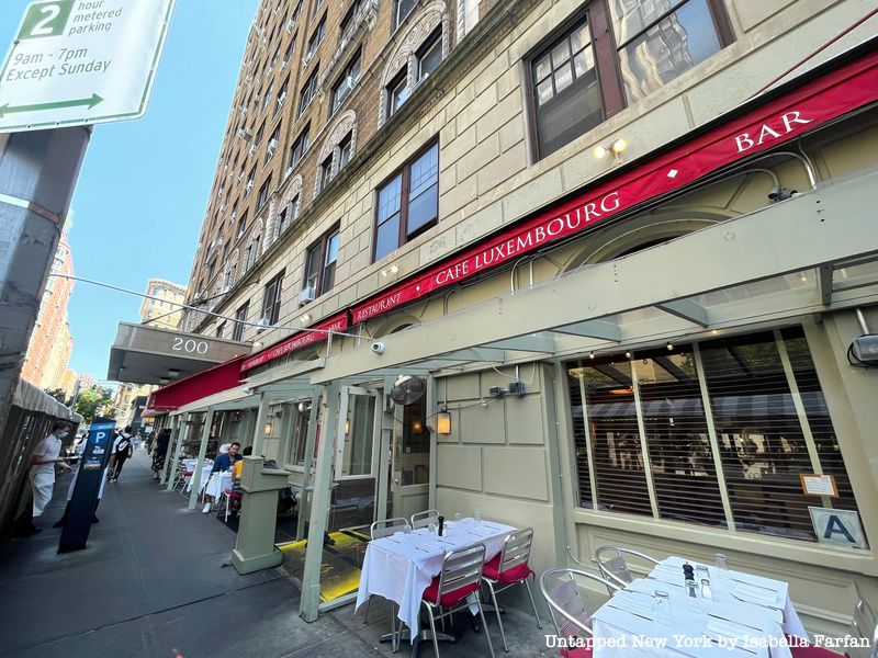 Exterior view of Cafe Luxembourg