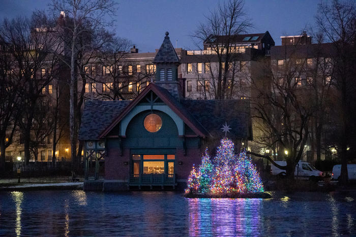 Central Park Christmas Tree Flotilla