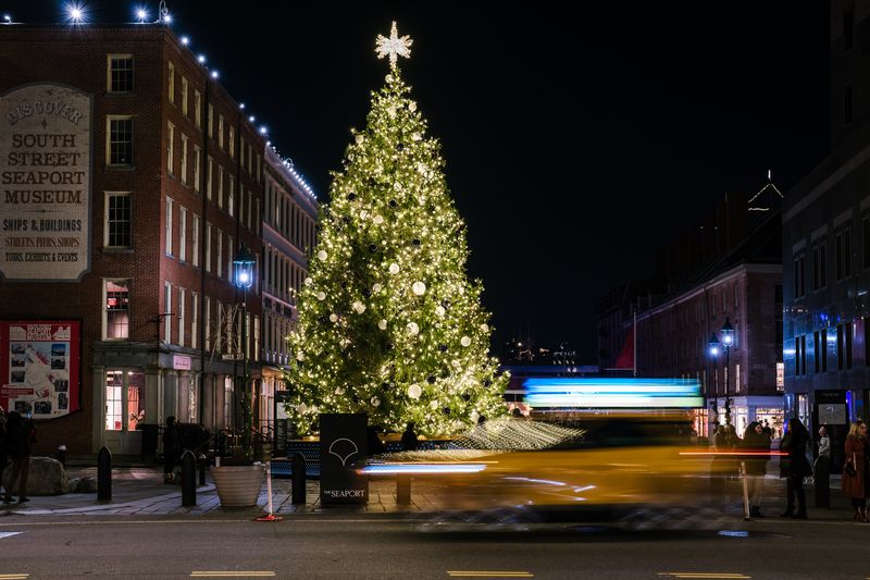 South Street Seaport Christmas Tree