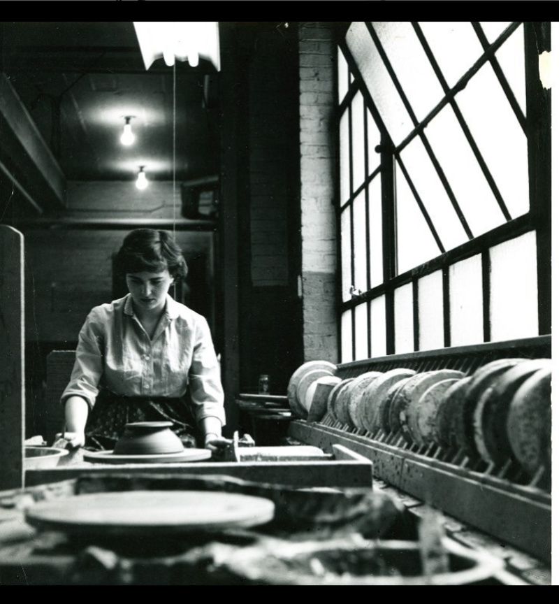 Woman at Pottery wheel