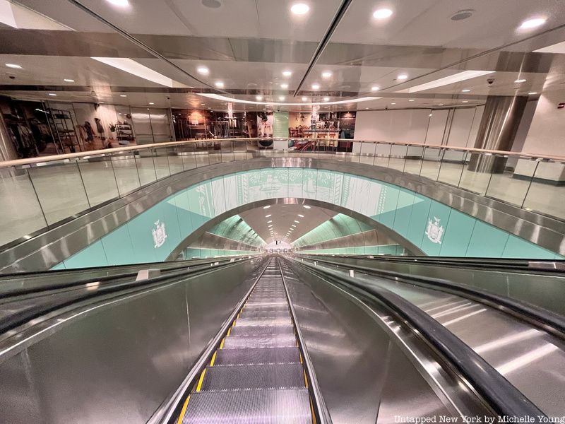 Grand Central Madison escalator