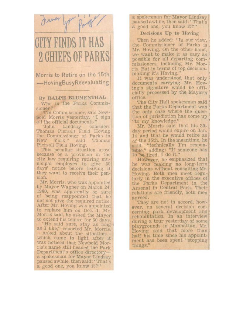 Newspaper clipping