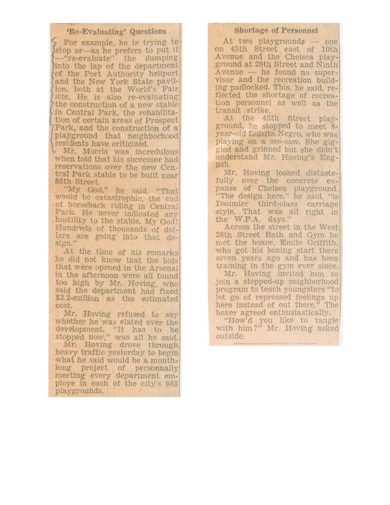 Newspaper clipping