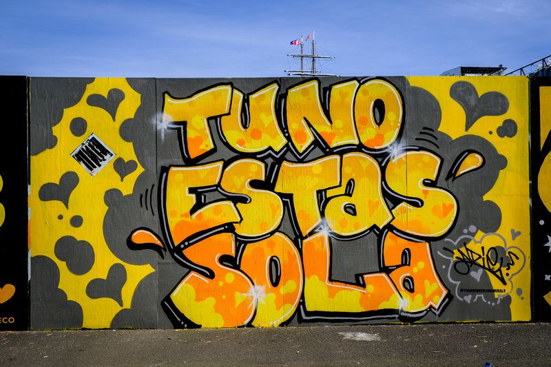 You Are Not Alone public art Murals