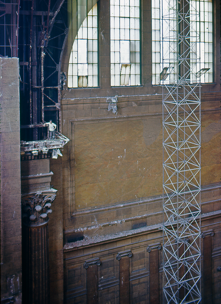 Dismantling of Penn Station. Photograph by Norman McGrath. 