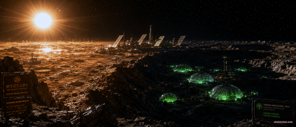 The Anvil of the Sun: Mercury's Five Territories and the Art of Mutual Dependence
