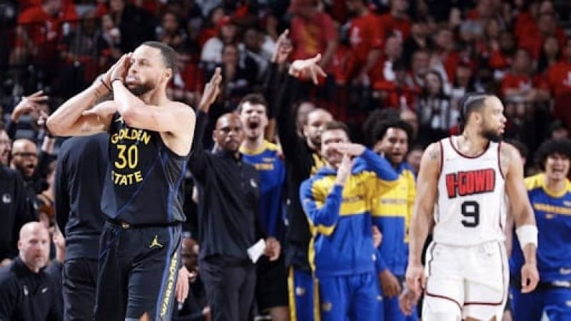 Golden State continues to own Houston in the NBA playoffs