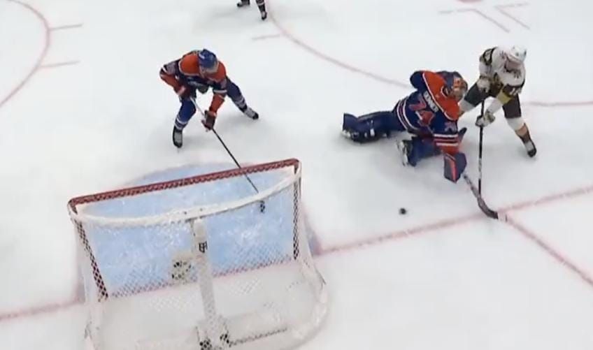 Reilly Smith scores game-winning goal for Vegas Golden Knights with 0.4 seconds left vs Edmonton Oilers in 2025 NHL Playoffs