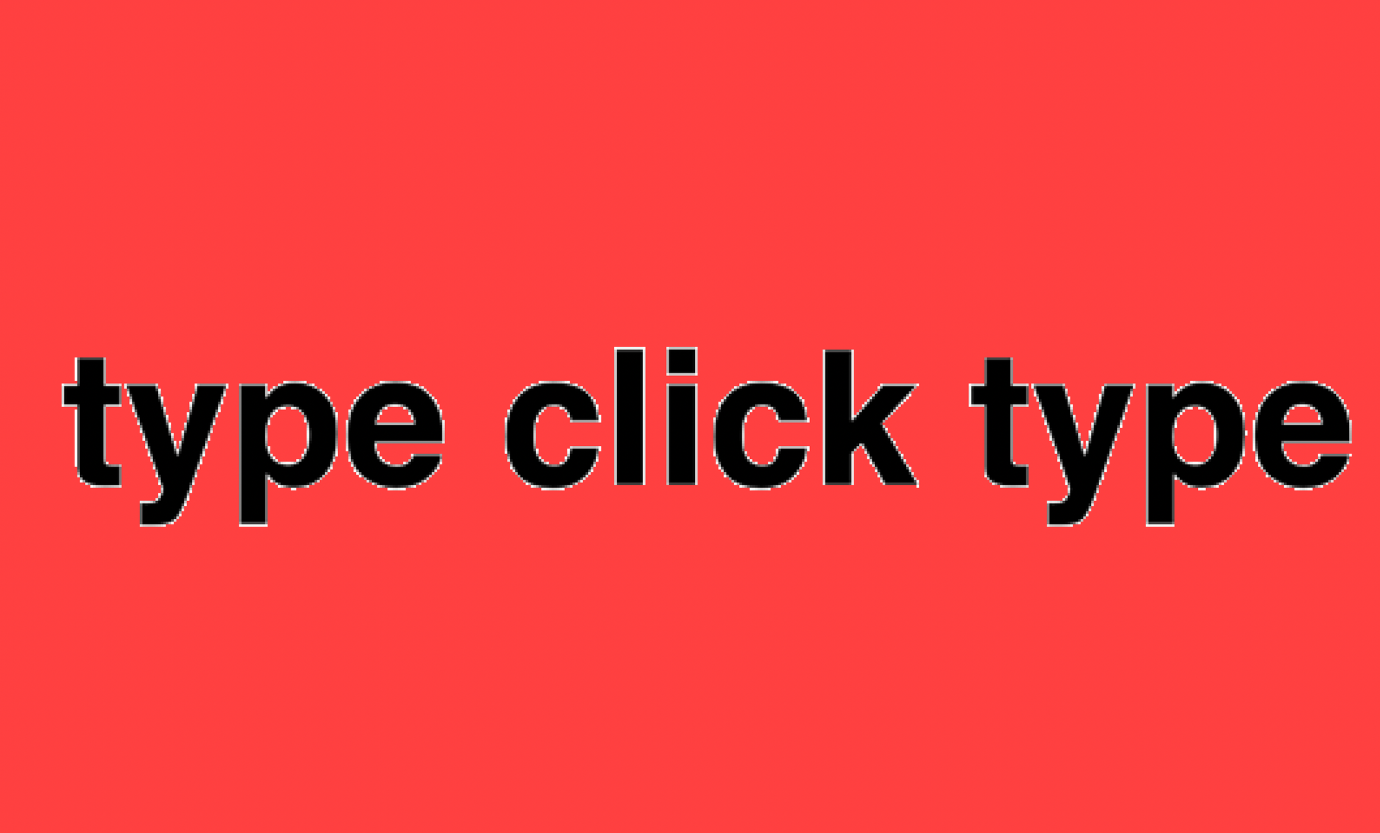 type click type