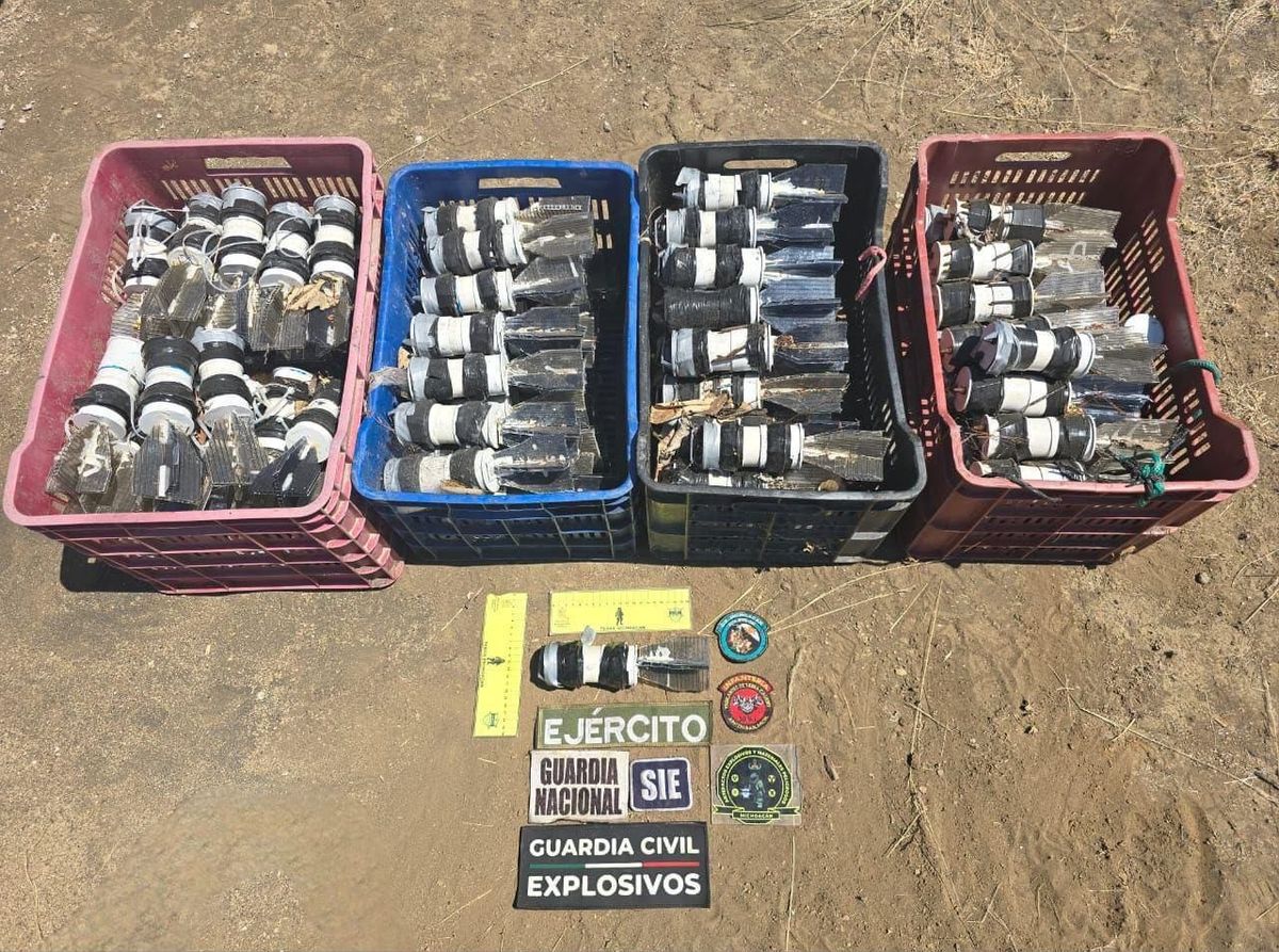 Michoacán authorities in Mexico deactivate over 1,600 IEDs in 2025