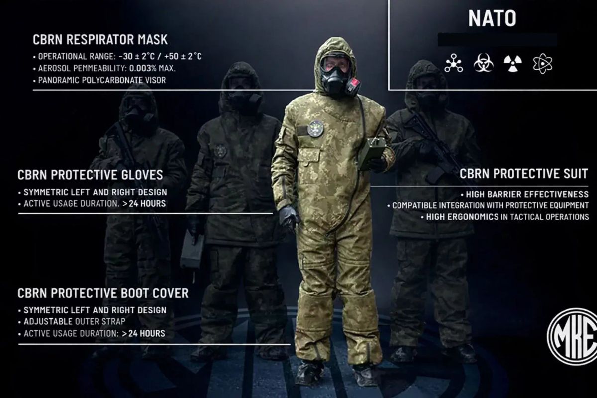Turkey unveils new NATO-compliant CBRN protective gear