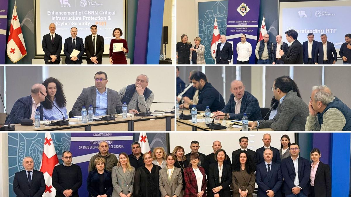 CBRN critical infrastructure resilience workshop takes place in Tbilisi, Georgia