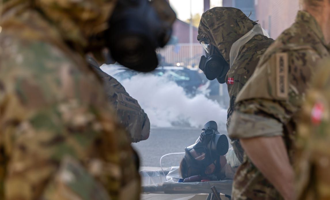 Danish Armed Forces, civil emergency services conduct CBRN exercise