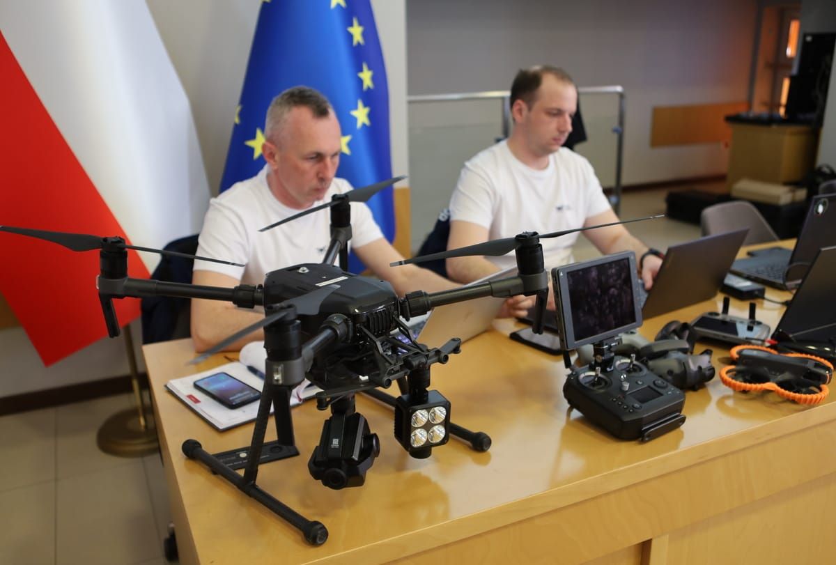 Police in Poznań, Poland, train on CBRNE response using uncrewed vehicles