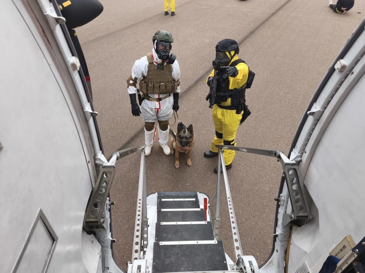 Uruguay leads international CBRN exercise at Rivera Airport, FLIR device spotted