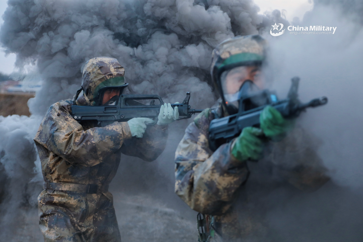 Chinese PLA releases photos from CBRN medical response exercise