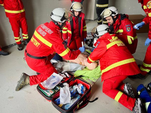 30 firefighters conduct fire rescue, CBRN exercise in Sibiu, Romania