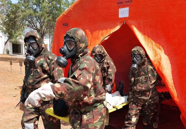 8th Battalion of India's National Disaster Response Force conducts CBRN exercise