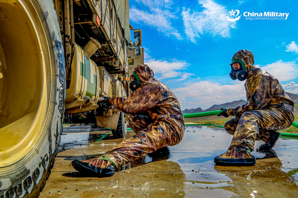 Chinese People's Liberation Army releases images of CBRN exercise