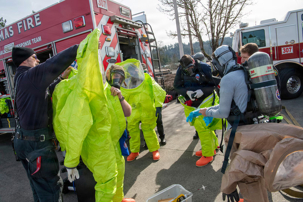 Oregon National Guard takes part in two chemical emergency training exercises