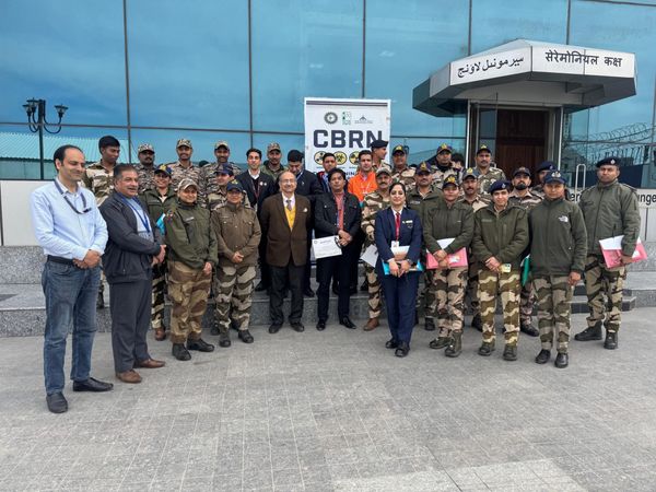 Srinagar Airport, Jammu & Kashmir, conducts three-day CBRN training
