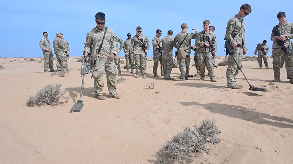 CEIA CMD ground search detectors spotted in US Army training during African Lion 26