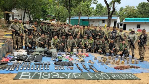Indian police in Chhattisgarh discover munition dump, recover 21 IEDs and arms cache