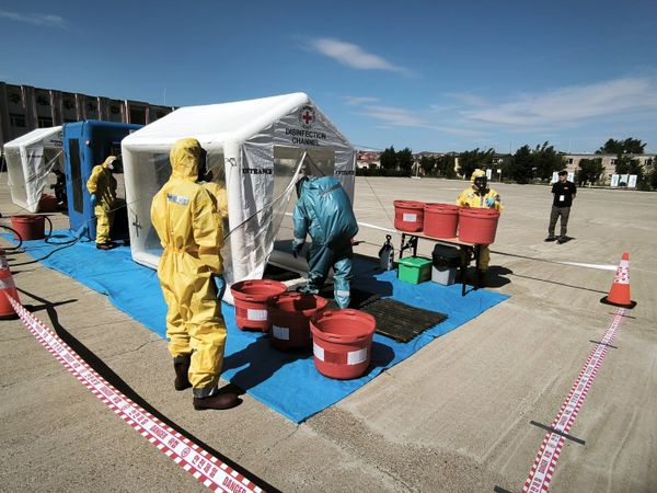 EU CBRN CoE exercise takes place at Chinggis Khan International Airport in Mongolia