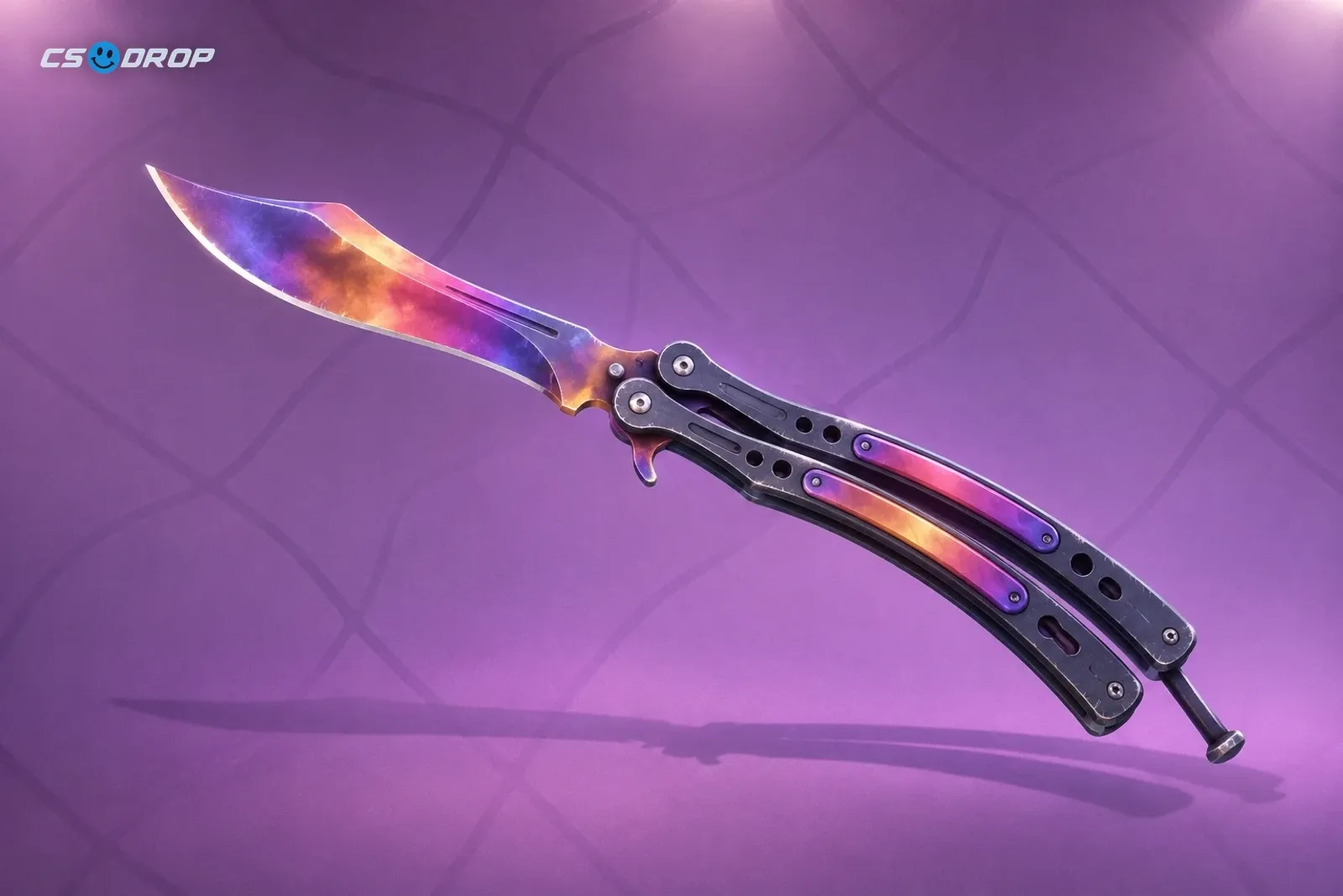 Butterfly Knife Gamma Doppler Emerald, o acabamento mais caro do pool da Dreams & Nightmares