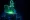 A glowing weapon case opens on a dark plinth as a karambit knife rises out of it beneath a floating glass padlock, lit in green.