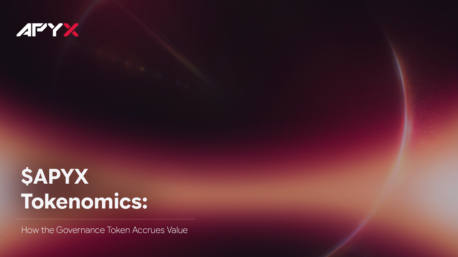 APYX Tokenomics: How the Governance Token Accrues Value