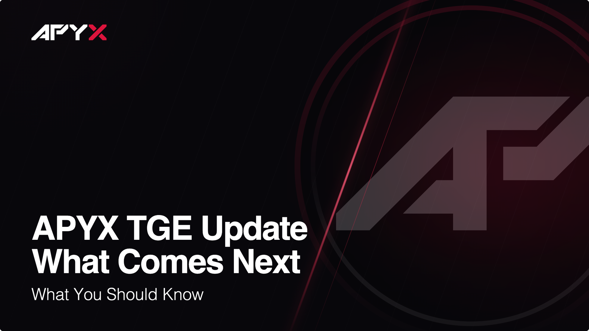 APYX TGE Update: What Comes Next