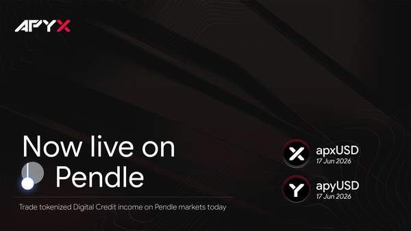 Apyx is now live on Pendle