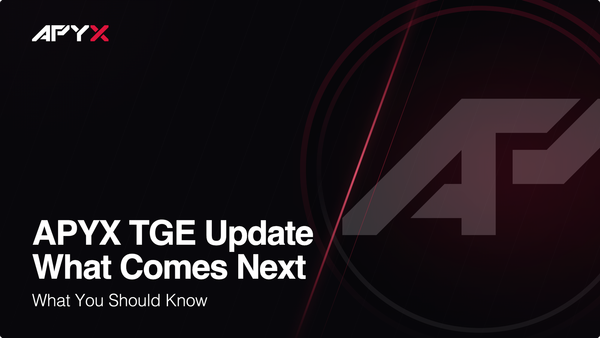 APYX TGE Update: What Comes Next