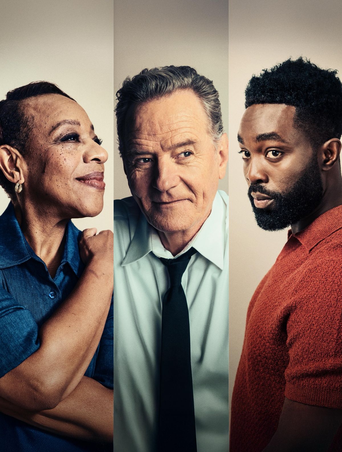 BRYAN CRANSTON, MARIANNE JEAN-BAPTISTE and PAAPA ESSIEDU in ALL MY SONS. Directed by IVO VAN HOVE