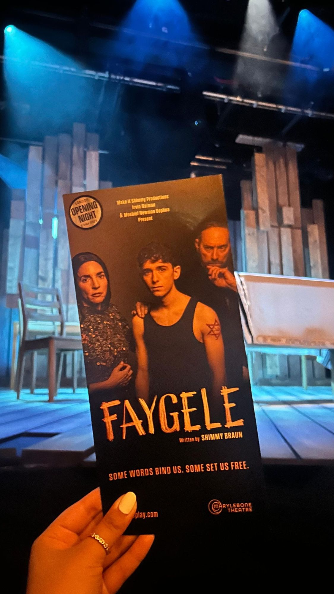 Faygele at Marylebone Theatre - Review