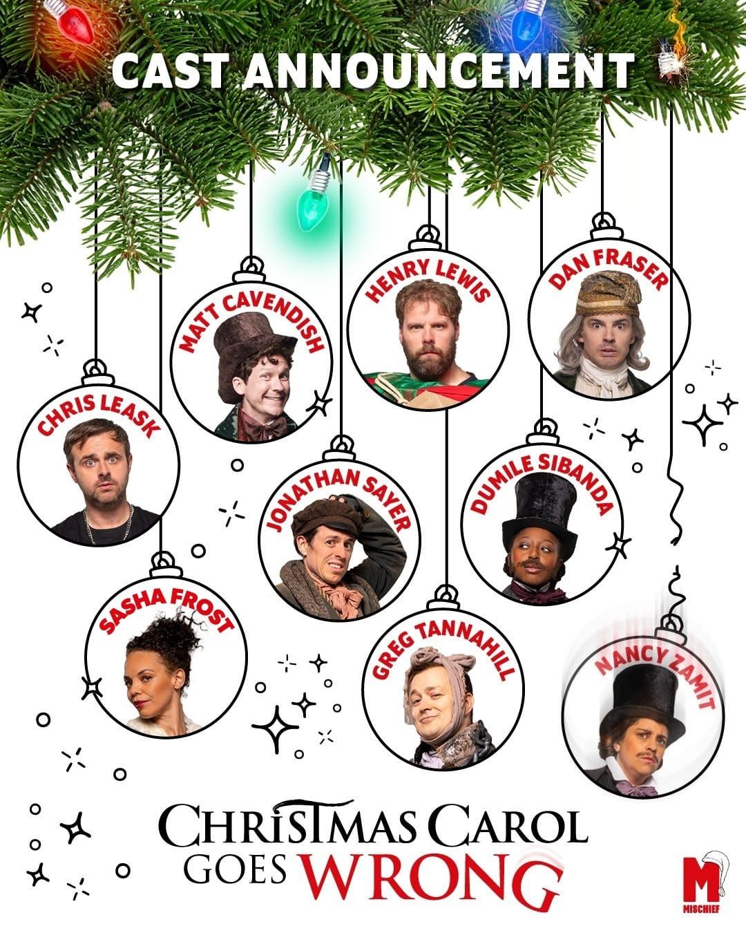 Mischief Announces Cast for CHRISTMAS CAROL GOES WRONG