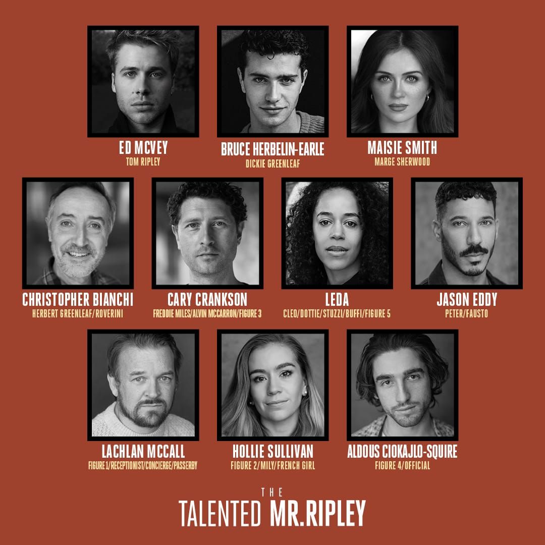 Full Cast Announced for THE TALENTED MR RIPLEY UK Tour