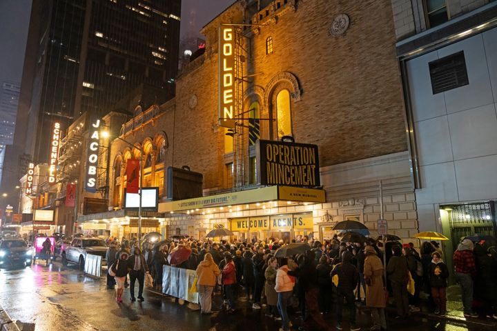 TRUMP’S TRADE WARS HIT BROADWAY! 2024 OLIVIER AWARD®-WINNING OPERATION MINCEMEAT: A NEW MUSICAL BEGINS BROADWAY PERFORMANCES WITH AN UNLIT MARQUEE FOR THE FIRST TIME IN MODERN HISTORY
