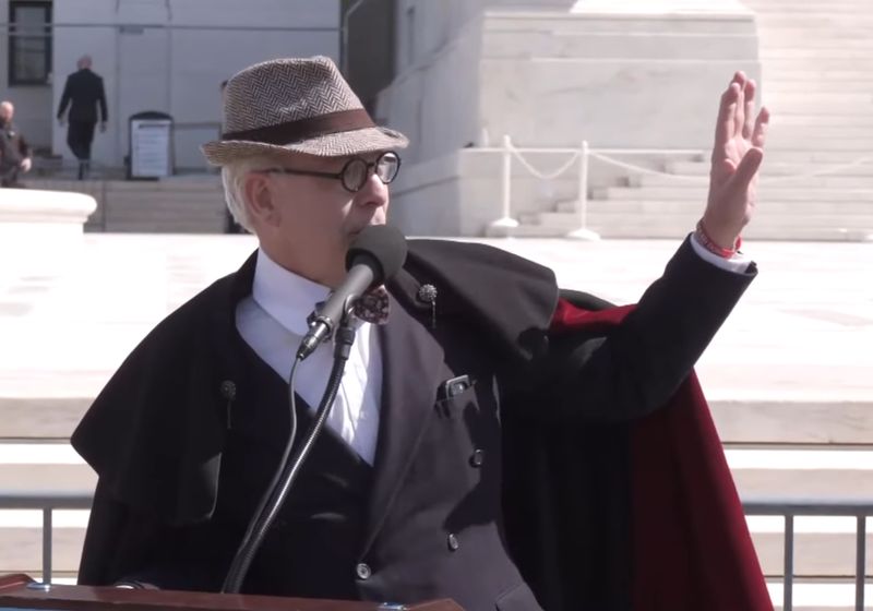Concentration Camps, Transphobia, and Election Denial: Anti-Vaccine Groups Rally Outside Supreme Court In Defense of Misinformation