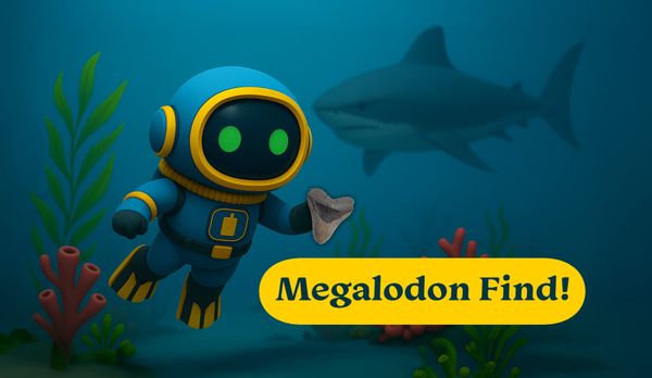 ELI finds a fossilized shark tooth from a prehistoric megalodon