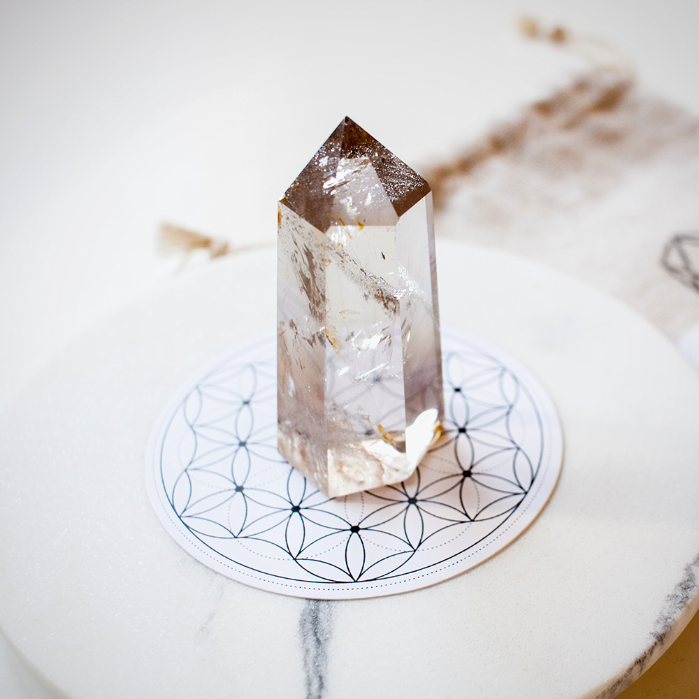 crystals and intention setting