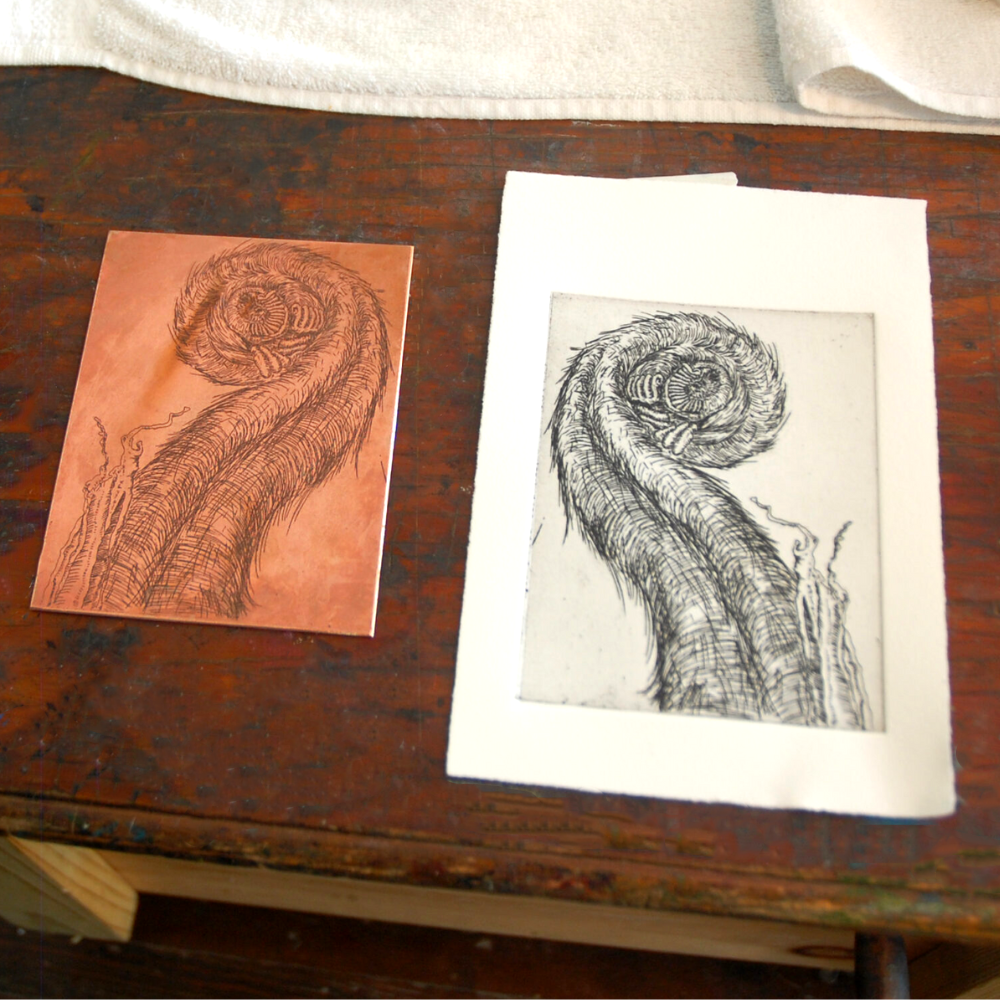 what does in intaglio mean