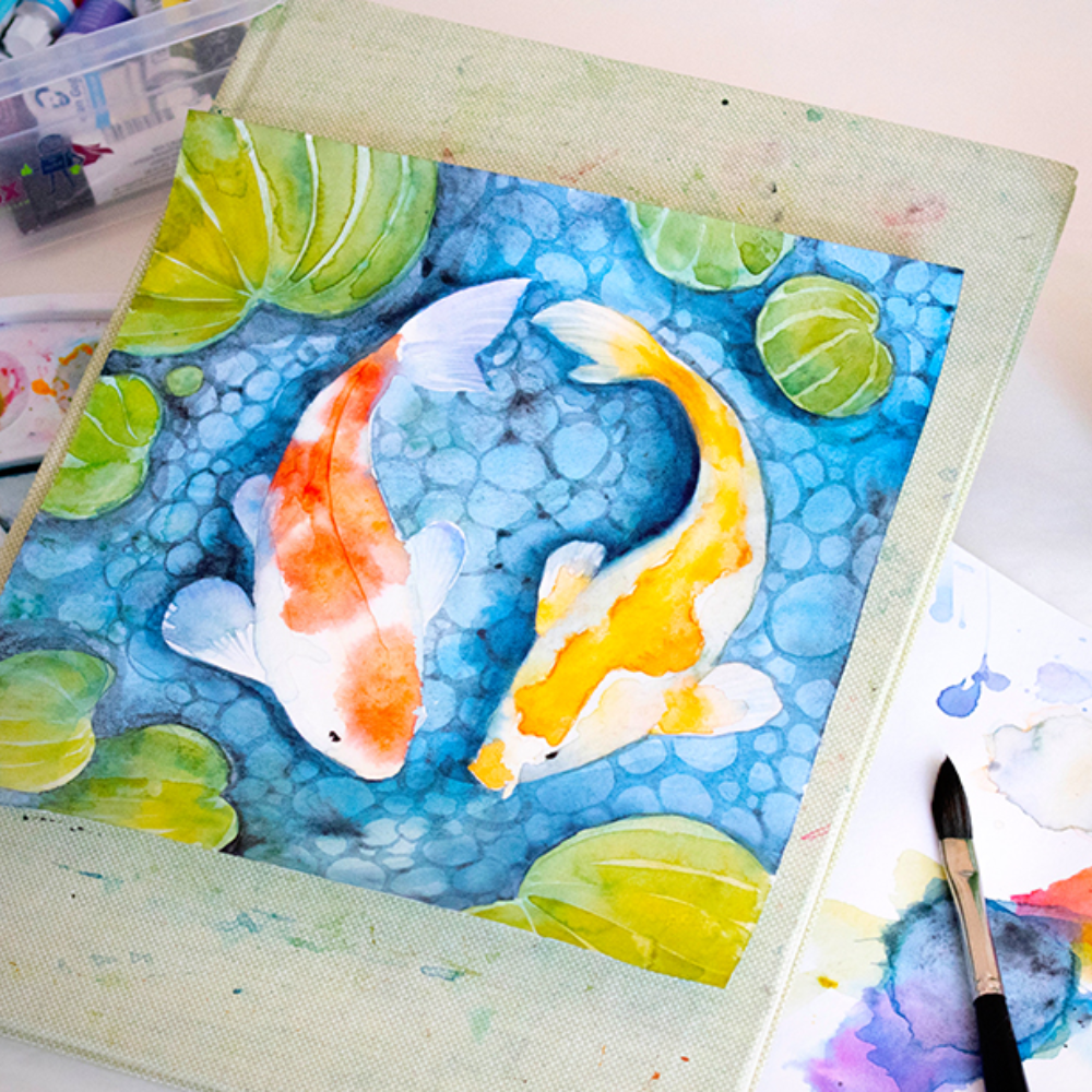 how do you make a water coloring book