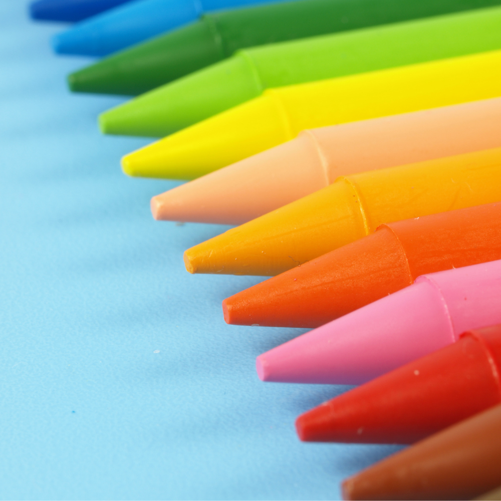 how do you make crayons look profession