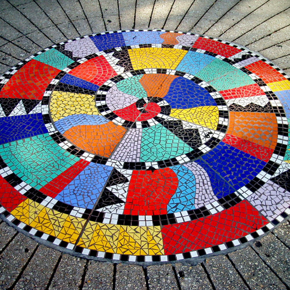 is mosaic a form of painting