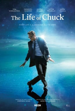 The movie poster for The Life of Chuck