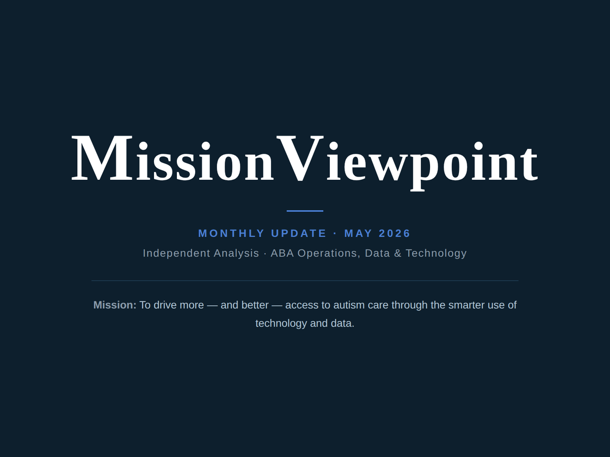 MissionViewpoint Monthly Update — May 2026