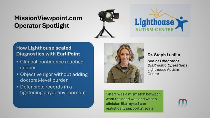 Operator Spotlight on Lighthouse Autism Center: Scaling Diagnostic Capacity Without Compromising Rigor